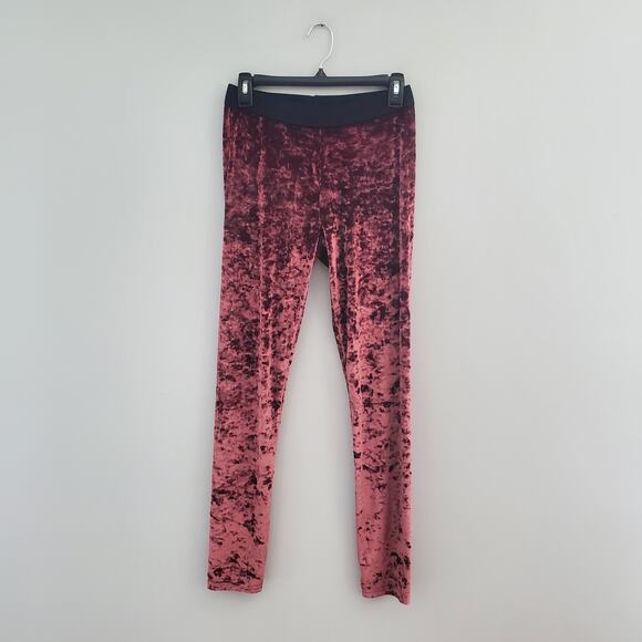 Simply Vera Wang Women's Maroon Velour Pants M - Picture 1 of 8